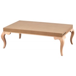 Masifart Remini Kobra Orta Sehpa Cilasız Ham