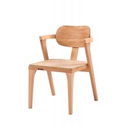 Masifart Merta Berlin Sandalye Cilasız Ham