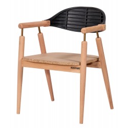 Masifart Volentin Elit Sandalye Cilasız Ham