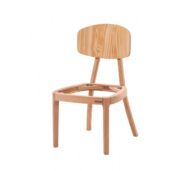 Masifart Anaxa London Sandalye Cilasız Ham