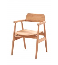 Masifart Lope Otto Sandalye Cilasız Ham