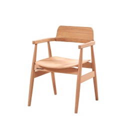 Masifart Lope Otto Sandalye Cilasız Ham