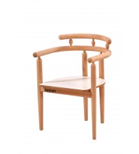 Masifart Primul Bonny Sandalye Cilasız Ham