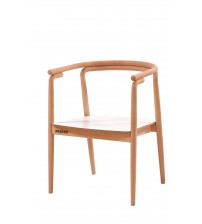 Masifart Tricia Boris Sandalye Cilasız Ham