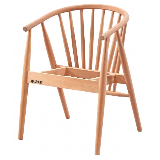 Masifart Vo Tirelis Sandalye Cilasız Ham