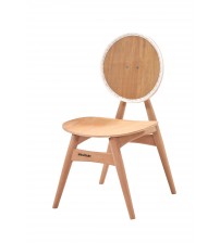 Masifart Everist Rozet Sandalye Cilasız Ham