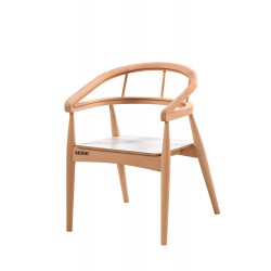 Masifart Angy Gazel Sandalye Cilasız Ham