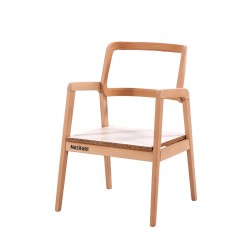 Masifart Miran Bella Sandalye Cilasız Ham