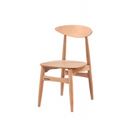 Masifart Tristus Mabel 2 Sandalye Cilasız Ham