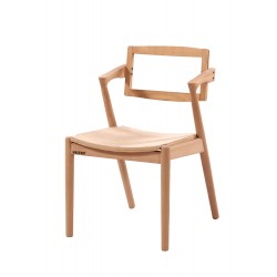 Masifart Abbon Tornalı Zen Sandalye Cilasız Ham