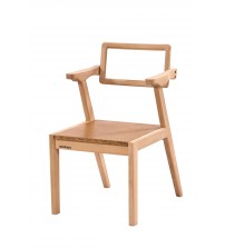 Masifart Albus Zen Sandalye Cilasız Ham