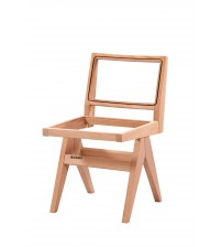 Masifart Farrar Kolsuz Luna Sandalye Cilasız Ham