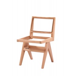 Masifart Farrar Kolsuz Luna Sandalye Cilasız Ham