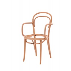 Masifart Abundi Yay Kollu Döşemeli Sandalye Cilasız Ham