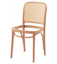 Masifart Avgustin Hasırlı Petek Döşemeli Sandalye Cilasız Ham