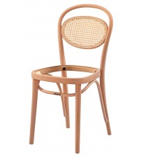 Masifart Giusti Hasırlı Güneş Döşemeli Sandalye Cilasız Ham