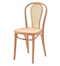 Masifart Antoni Hasırlı Vazo Sandalye Cilasız Ham