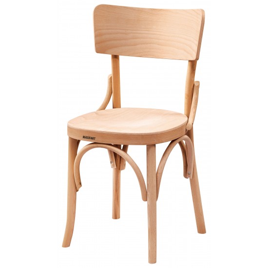 Masifart Amicitia Lüks Keltikli Sandalye Cilasız Ham