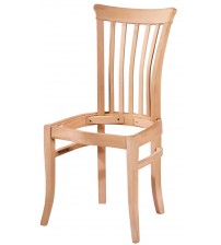 Masifart Calybe Şerif Döşemeli Sandalye Cilasız Ham