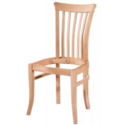 Masifart Calybe Şerif Döşemeli Sandalye Cilasız Ham