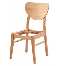 Masifart Libor Konik Papel Sandalye Cilasız Ham