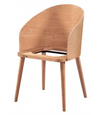 Masifart Auriole Papel İsra Sandalye Cilasız Ham