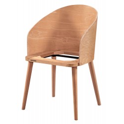 Masifart Auriole Papel İsra Sandalye Cilasız Ham