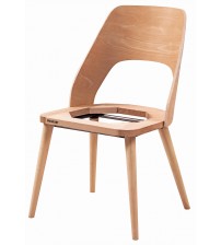 Masifart Euryale Papel Alis Küçük Sandalye Cilasız Ham