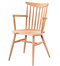 Masifart Ignis Kırlangıç Kollu Sandalye Cilasız Ham