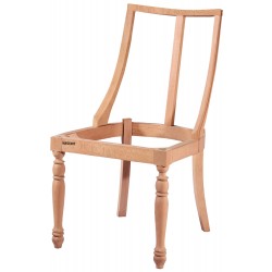 Masifart Nonni Dünya Sandalye Tornalı Cilasız Ham