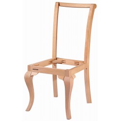 Masifart Rula Giydirme Sandalye Rustik Cilasız Ham