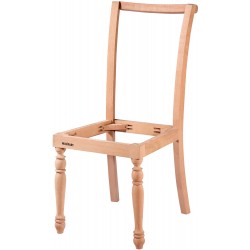 Masifart Vincen Giydirme Sandalye Tornalı Cilasız Ham