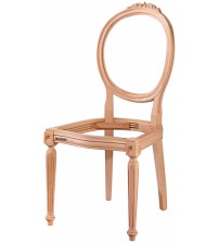 Masifart Solace Tornalı Oymalı Sandalye Cilasız Ham