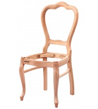 Masifart Paulin Klasik Sandalye Cilasız Ham