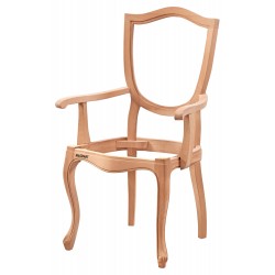 Masifart Laetus Mega Kollu Sandalye Cilasız Ham