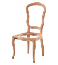 Masifart Paulus İtalyan Sandalye Cilasız Ham