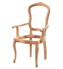 Masifart Romad İtalyan Kollu Sandalye Cilasız Ham