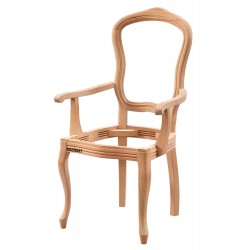 Masifart Romad İtalyan Kollu Sandalye Cilasız Ham