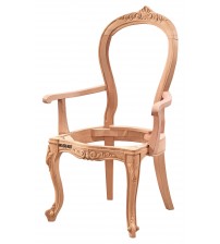 Masifart Alleda Venedik Kollu Sandalye Cilasız Ham