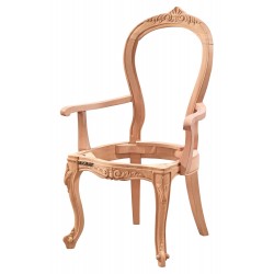 Masifart Alleda Venedik Kollu Sandalye Cilasız Ham