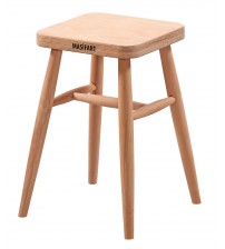 Masifart Zanna Kare Kırlangıç Tabure Cilasız Ham