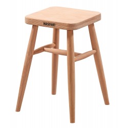 Masifart Zanna Kare Kırlangıç Tabure Cilasız Ham