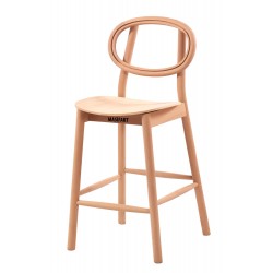 Masifart Carme Miami Bar Sandalyesi Cilasız Ham