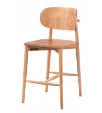 Masifart Refigo Polo Bar Sandalyesi Cilasız Ham