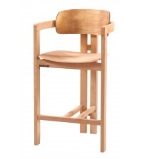 Masifart Acario Night Bar Sandalyesi Cilasız Ham