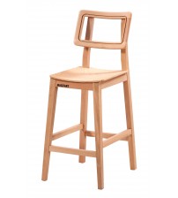 Masifart Alfalfa Zion Bar Sandalyesi Cilasız Ham