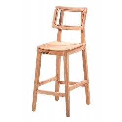 Masifart Alfalfa Zion Bar Sandalyesi Cilasız Ham