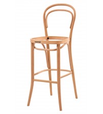 Masifart Packey Yay Döşemeli Bar Sandalyesi Cilasız Ham