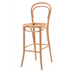 Masifart Packey Yay Döşemeli Bar Sandalyesi Cilasız Ham