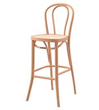 Masifart Renat Vazo Bar Sandalyesi Cilasız Ham